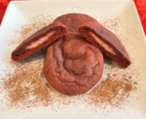 picture of Red Velvet Stuffed Cookie